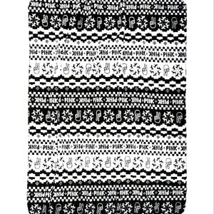 VS PINK retired blanket NWT blk/white